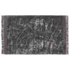Beliani Rug HANLI Dark Grey 140x200 cm Viscose