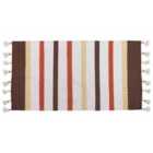 Beliani Rug HISARLI Brown 80x150 cm Cotton