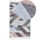 Beliani Rug NAKKAS Multicolour 80x150 cm Jute