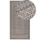 Beliani Rug BAGLAR Grey 80x150 cm Jute