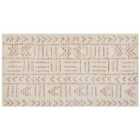 Beliani Rug EDIRNE Beige 80x150 cm Cotton