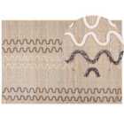 Beliani Rug SOGUT Beige 160x230 cm Jute