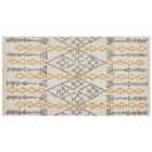 Beliani Rug KADAPA Beige 80x150 cm Cotton