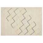 Beliani Rug TEZPUR Beige 140x200 cm Cotton