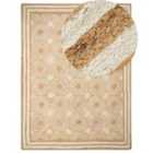 Beliani Rug MENGEN Beige 300x400 cm Jute