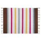 Beliani Rug HISARLI Multicolour 140x200 cm Cotton