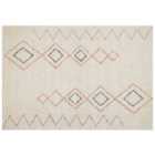 Beliani Rug GUWAHATI Beige 160x230 cm Cotton