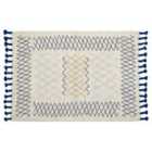 Beliani Rug ERZINCAN Beige 140x200 cm Cotton