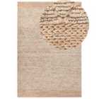 Beliani Rug TELLIKAYA Beige 200x300 cm Jute