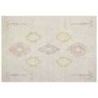 Beliani Rug BETTIAH Beige 160x230 cm Cotton