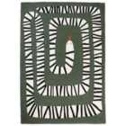 Beliani Rug OKAPI Dark Green 160x230 cm