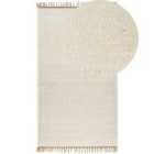 Beliani Rug LUNIA Light Beige 80x150 cm Jute