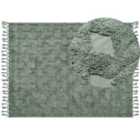 Beliani Rug KARS Green 160x230 cm Cotton