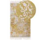 Beliani Rug BOYALI Mustard 80x150 cm Viscose