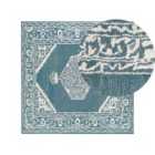 Beliani Rug GEVAS Blue 200x200 cm Wool