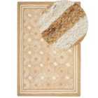 Beliani Rug MENGEN Beige 200x300 cm Jute