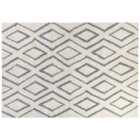 Beliani Rug MENDERES Light Blue 160x230 cm Cotton