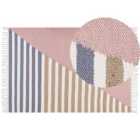 Beliani Rug ENGIZ Multicolour 140x200 cm Wool