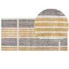 Beliani Rug KATRA Beige 80x150 cm Cotton