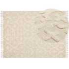 Beliani Rug ITANAGAR Beige 160x230 cm Cotton