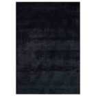 Beliani Faux Fur Rug MIRPUR Black 160x230 cm
