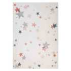 Beliani Kids Rug ALPOUD White 140x200 cm Cotton
