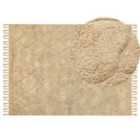 Beliani Rug SANLIURFA Sand Beige 140x200 cm Cotton