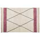 Beliani Rug AFSAR Light Beige 160x230 cm Cotton