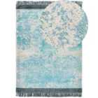 Beliani Rug AKARSU Blue 160x230 cm Viscose
