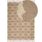 Beliani Rug ORENCIK Beige 200x300 cm Jute