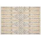 Beliani Rug KADAPA Beige 160x230 cm Cotton