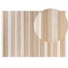 Beliani Rug TALPUR White 160x230 cm Jute