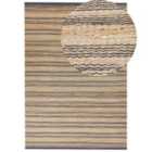 Beliani Rug BUDHO Beige 160x230 cm Jute