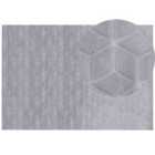 Beliani Faux Fur Rug THATTA Grey 160x230 cm