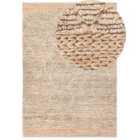 Beliani Rug TELLIKAYA Beige 160x230 cm Jute