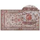 Beliani Rug BINNISZ Red 80x150 cm Cotton