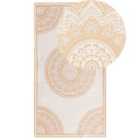 Beliani Outdoor Rug HUBLI Beige 80x150 cm