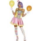 Fiestas Guirca Adult Fancy Dress, Woman Clown, Size L 42-44