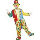 Fiestas Guirca Adult Fancy Dress, Clown Size Xl 54-56