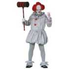 Fiestas Guirca Adult Fancy Dress, Adult Scary Clown Size 48-50