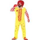 Fiestas Guirca Burger Clown Adult Size Xl 54-56