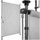 tectake Retractable Awning Taija - tooless installation, with hand crank, retractable and UV blocking - 310x108cm, light grey