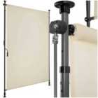 tectake Retractable Awning Taija - tooless installation, with hand crank, retractable and UV blocking - 310x108cm, beige
