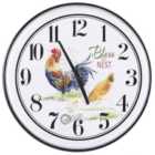 Beliani Wall Clock Horw 48 cm Metal