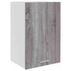 vidaXL Hanging Cabinet Grey Sonoma 39.5X31X60cm Engineered Wood