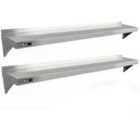 2 X KUKoo Stainless Steel Shelves 1940Mm X 300Mm