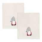 Luxury Pack Of 2 Gonk Christmas Hand Towels - 100% Cotton (grey)