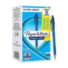 Paper Mate Ballpoint Pens Inkjoy 1.0Mm Flexgrip Ultra Retractable Blue 36 Pc