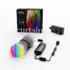 Twinkly Curtain - Gen 2.5 Edition 210 Rgb+warm White Led's 1.5 X 2.1M, Clear Wire