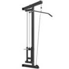 Sportnow Wall Mounted Crossover Cable Machine Lat Pull Down Machine